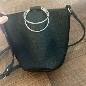 Rubi black leather purse, never used